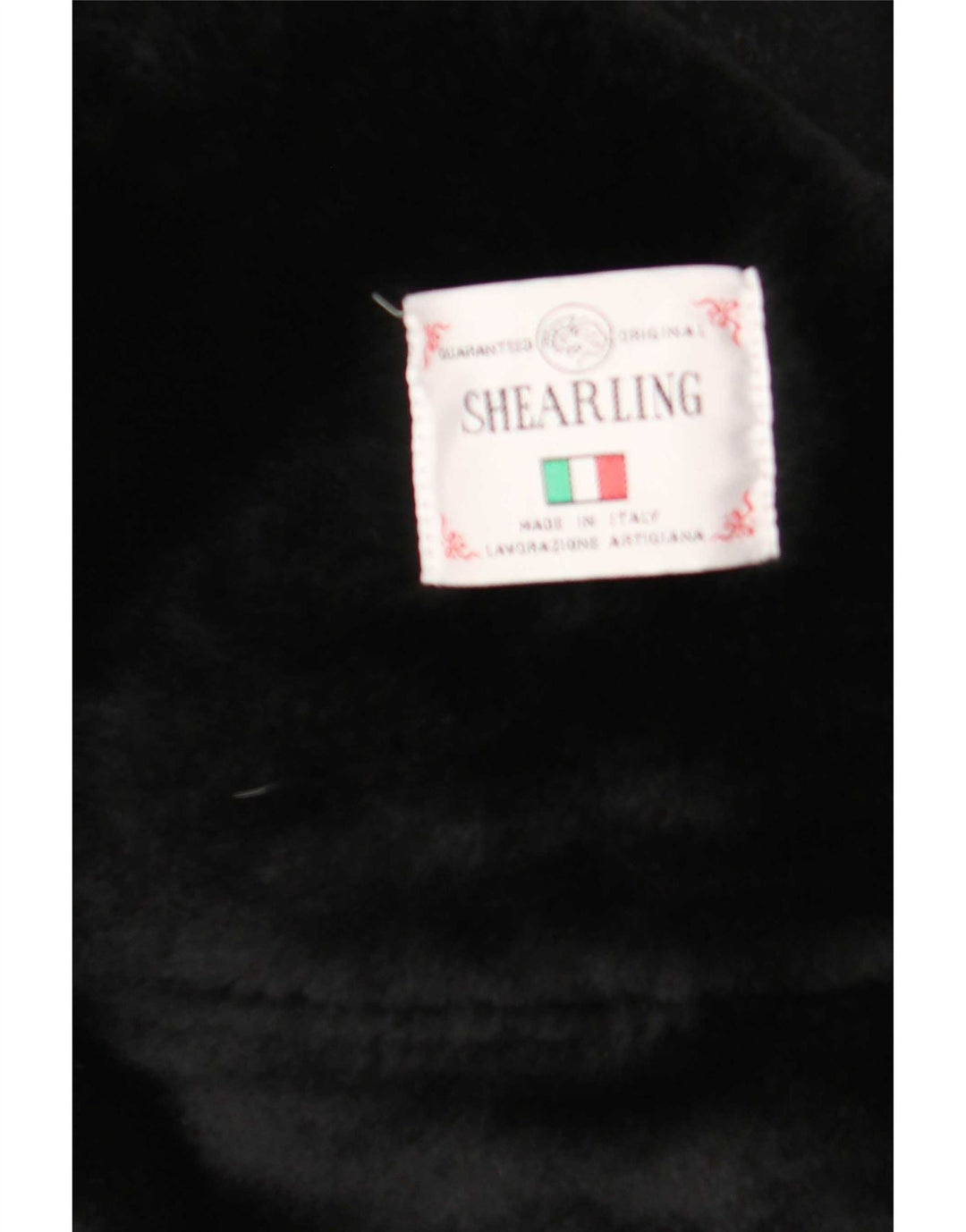 Monza Herre Shearling Overfrakke IT 52 XL Sort