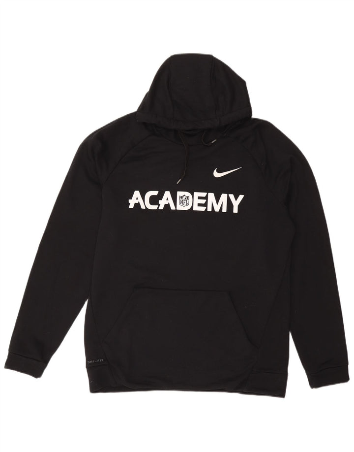 NIKE Herre NFL grafisk hættetrøje Jumper Stor sort polyester