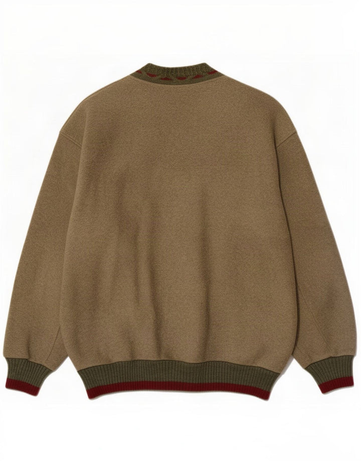 AUSTRALIAN L'ALPINA Fleecejakke til mænd IT 50 Stor Grøn Polyester
