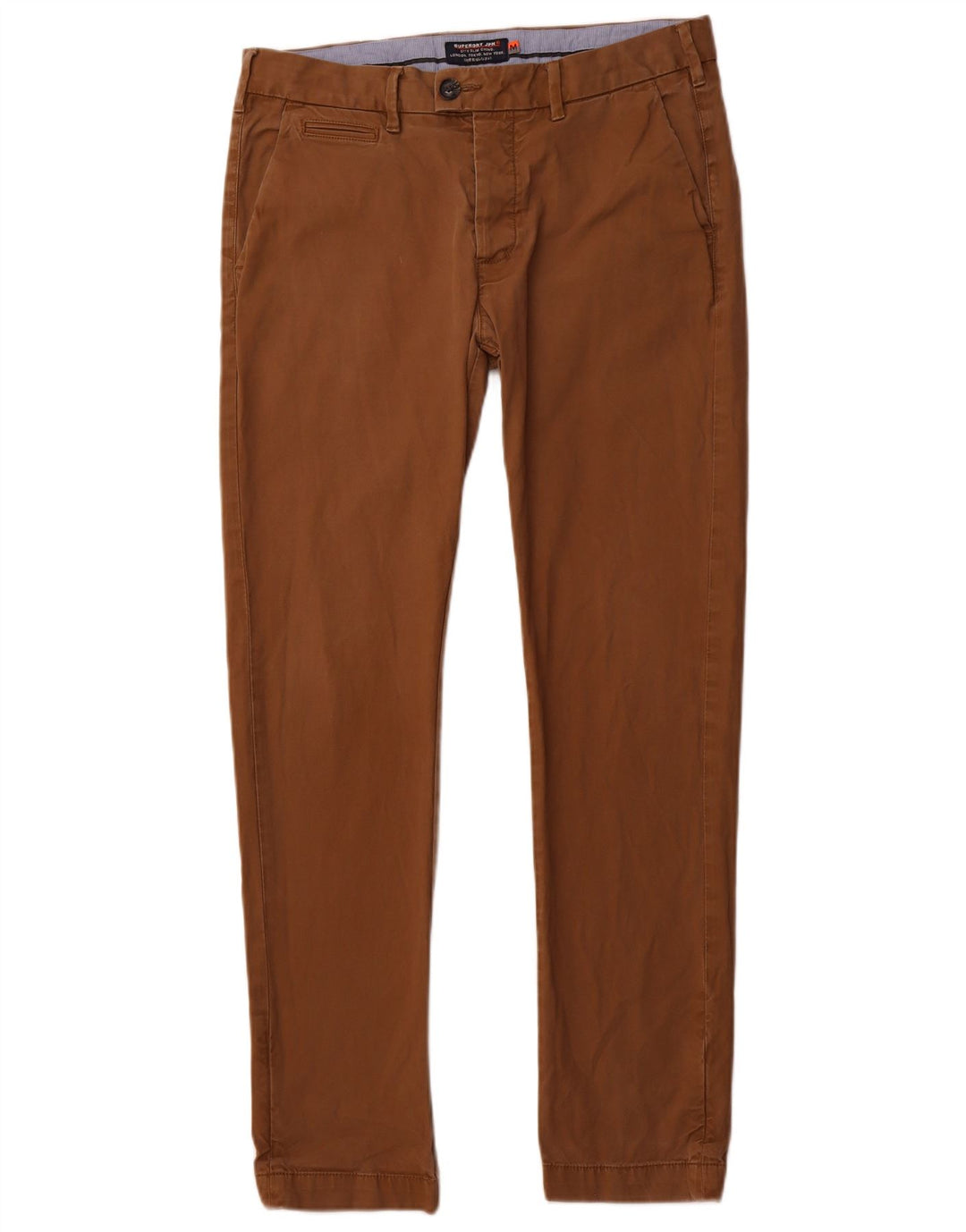 SUPERDRY Herre Slim Chino Bukser Medium W32 L31 Brun Bomuld