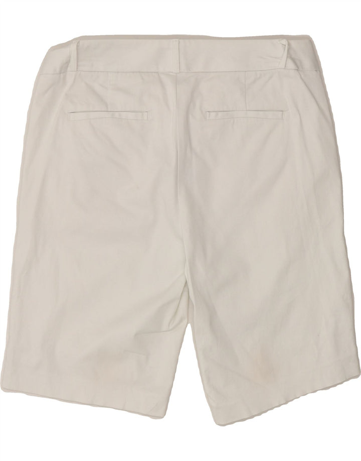 BANANA REPUBLIC Womens Chino Shorts US 8 Medium W30  White Cotton Vintage Banana Republic and Second-Hand Banana Republic from Messina Hembry 