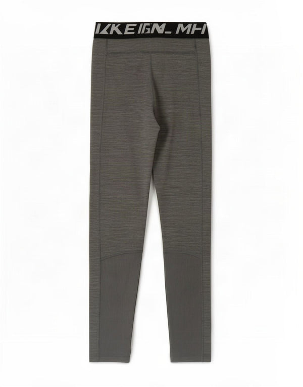 Nike Dame Dri Fit Grafiske Leggings UK 4 XS Grå Colourblock Polyester