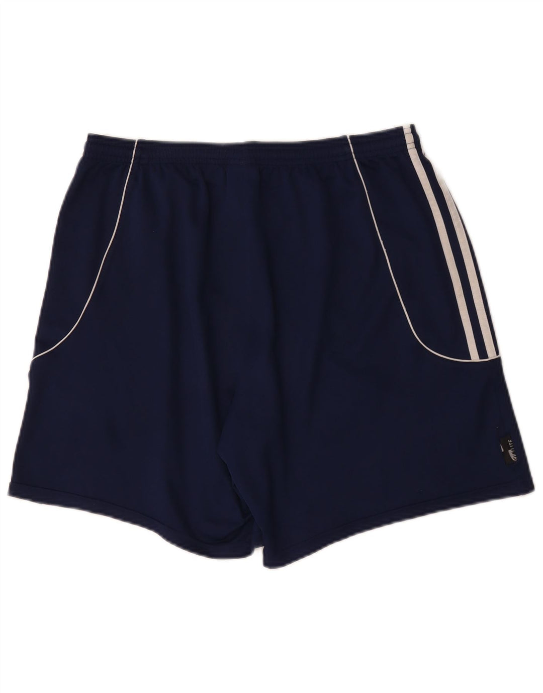 Adidas Dame Climalite Sport Shorts UK 14 Large Navy Blue Polyester