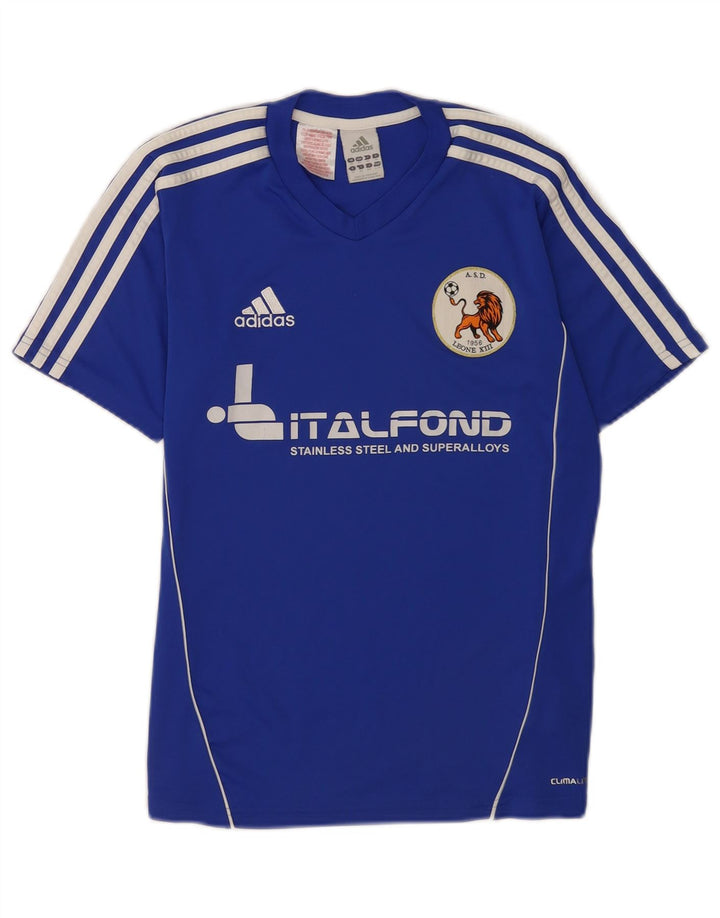 Adidas Herre Climalite Grafisk T-Shirt Top XS Blå Polyester