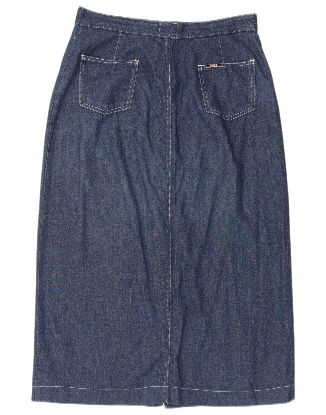 RIFLE Dame denimnederdel W31 Medium Blue Bomuld