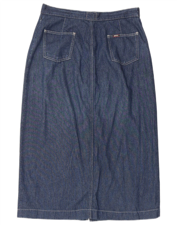 RIFLE Dame denimnederdel W31 Medium Blue Bomuld