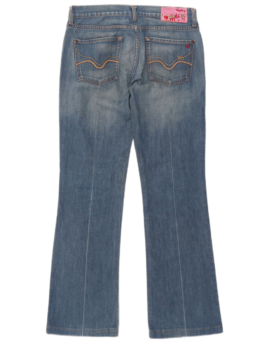 Replay Dame Bootcut Jeans W27 L30 Blå Bomuld