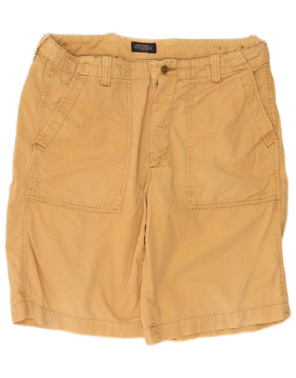 Vintage Herre Chino Shorts IT 48 Medium W32 Gul Bomuld