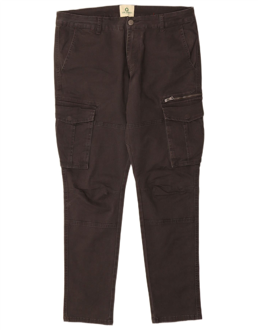 ON SPIRIT Herre Slim Cargo Bukser W34 L31 Grå
