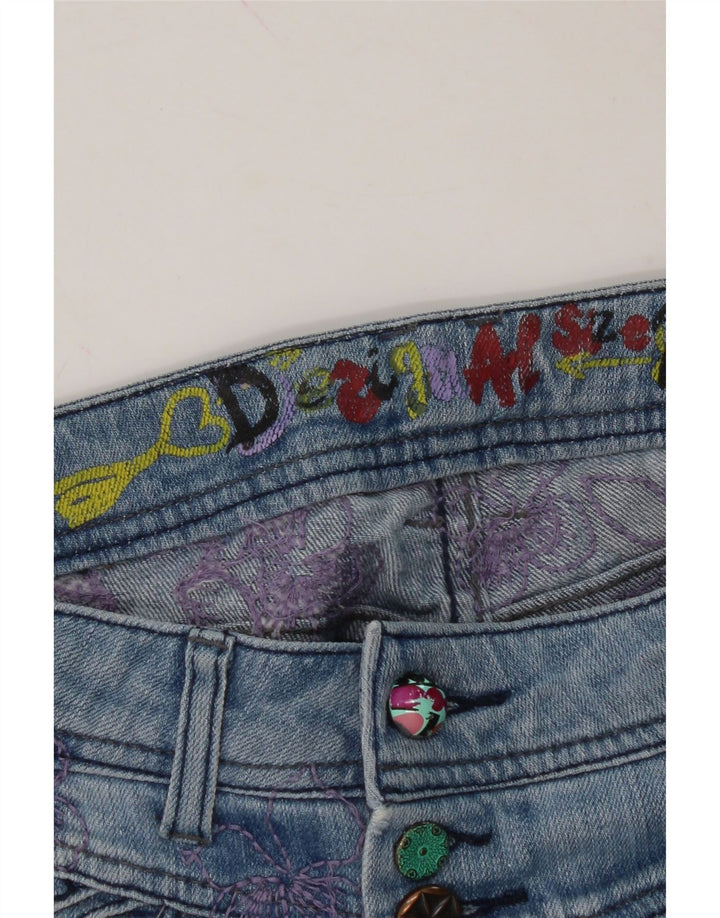 DESIGUAL Womens Joggers Slim Jeans W30 L33 Blue Vintage Desigual and Second-Hand Desigual from Messina Hembry 