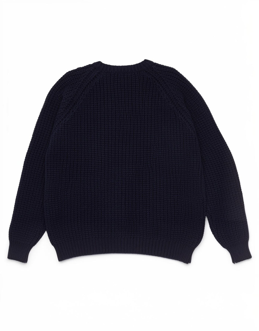 Aran Crafts Herre Crew Neck Jumper Sweater Medium Marineblå Uld
