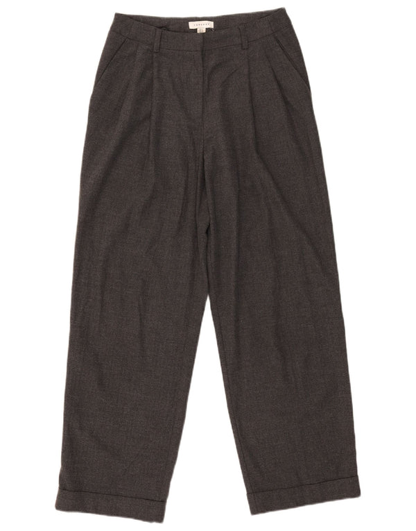 Topshop Dame Pegged Chino Bukser UK 6 XS W26 L27 Grå Polyester