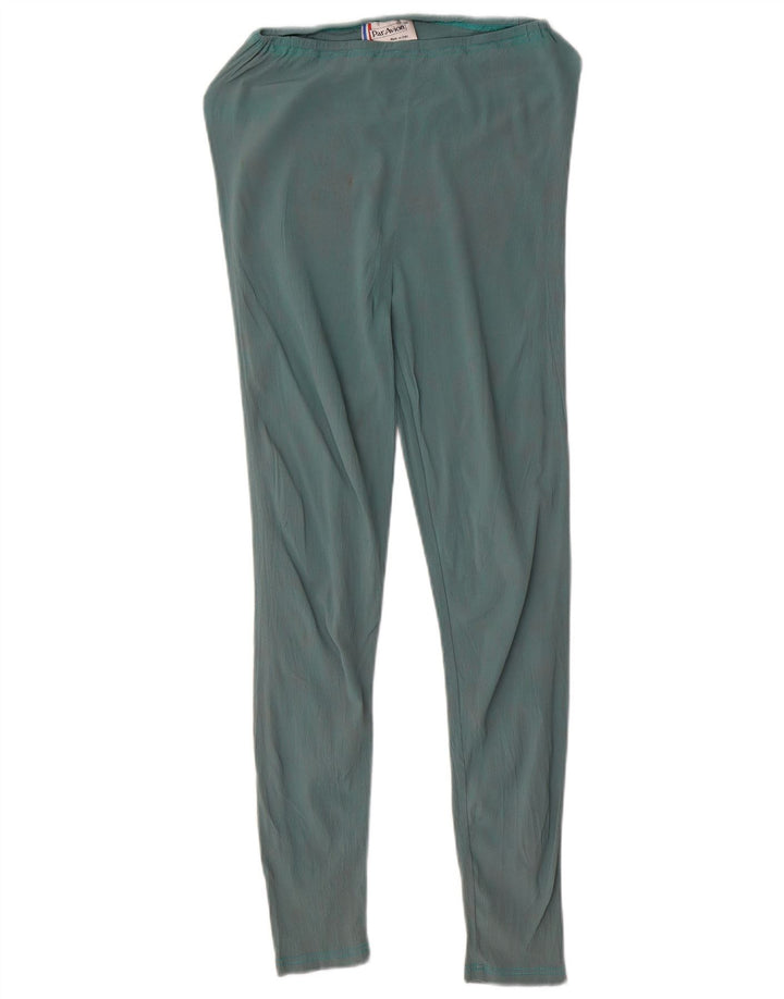 Par Avion Womens Leggings UK 10 Small Green Acetate