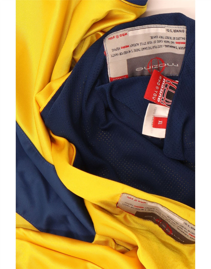Mazine Herrevest Top XL Gul Colourblock Polyester
