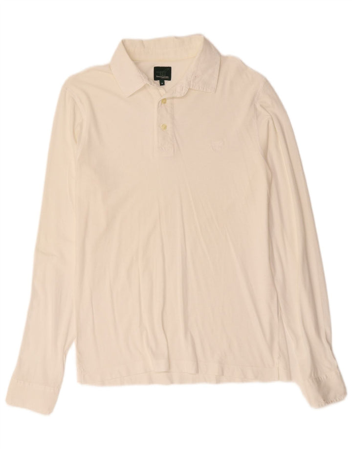 Henry Cottons Herre Pullover Shirt UK 14 Medium White