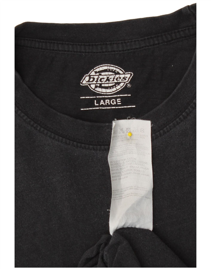 Dickies Herre T-Shirt Top Stor Sort Bomuld