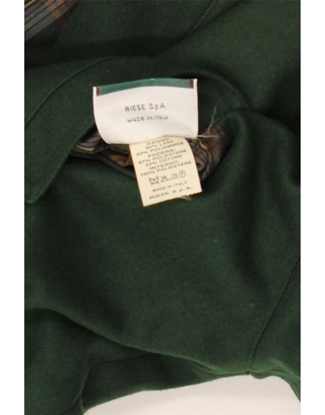 Navigare Vendbar Herrejakke UK 38 Medium Green Wool