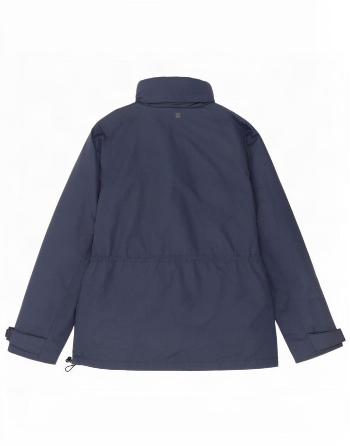 Mountain Warehouse Dame Hætte vindjakke UK 10 Small Navy Blue
