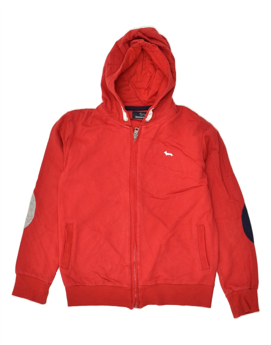 HARMONT & BLAINE Girls Zip Hoodie Sweater 9-10 Years Red Cotton | Vintage Harmont & Blaine | Thrift | Second-Hand Harmont & Blaine | Used Clothing | Messina Hembry 
