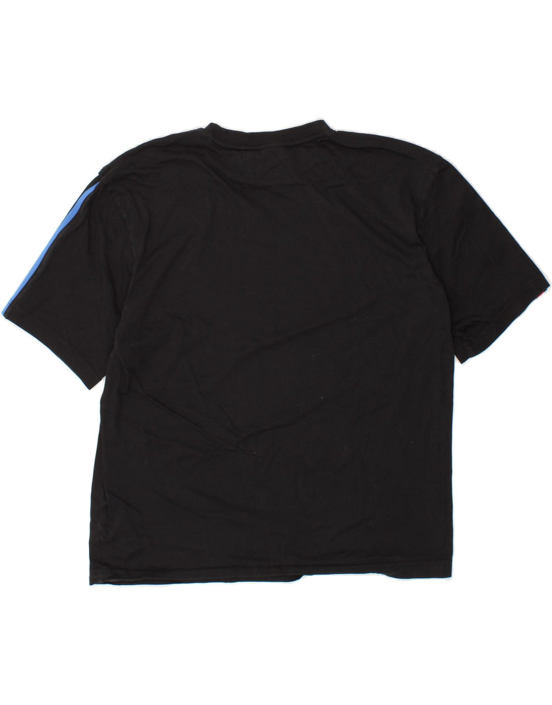 ADIDAS Womens Oversized T-Shirt Top UK 8 Small  Black Cotton Vintage Adidas and Second-Hand Adidas from Messina Hembry 