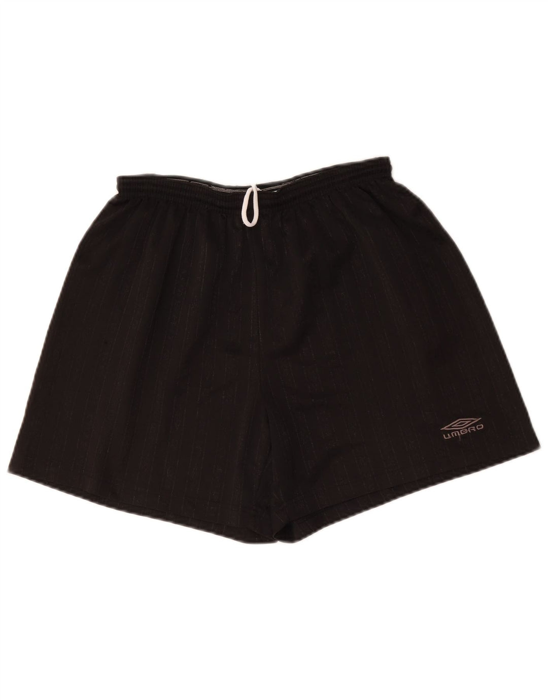 Umbro Herre Sportshorts Stor Sort Stribet Polyester