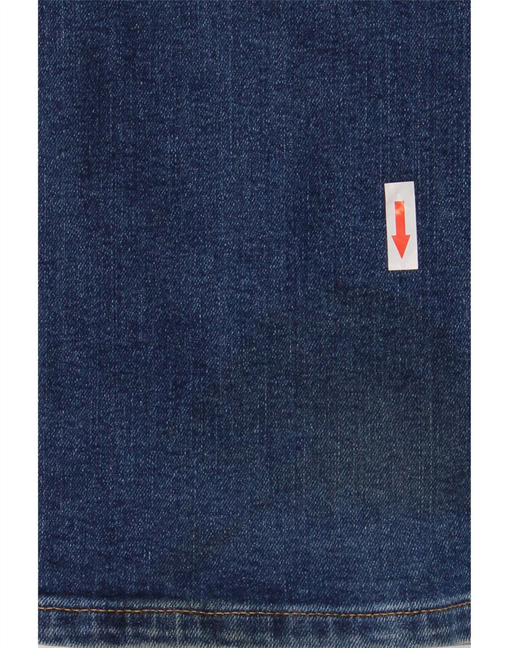 Lee Womens Regular Fit Straight Jeans W32 L34 Blå Bomuld