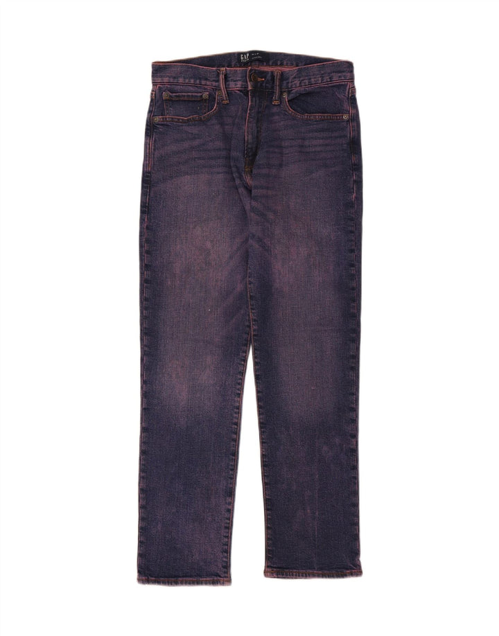 GAP Mens Straight Jeans W29 L30 Purple Cotton