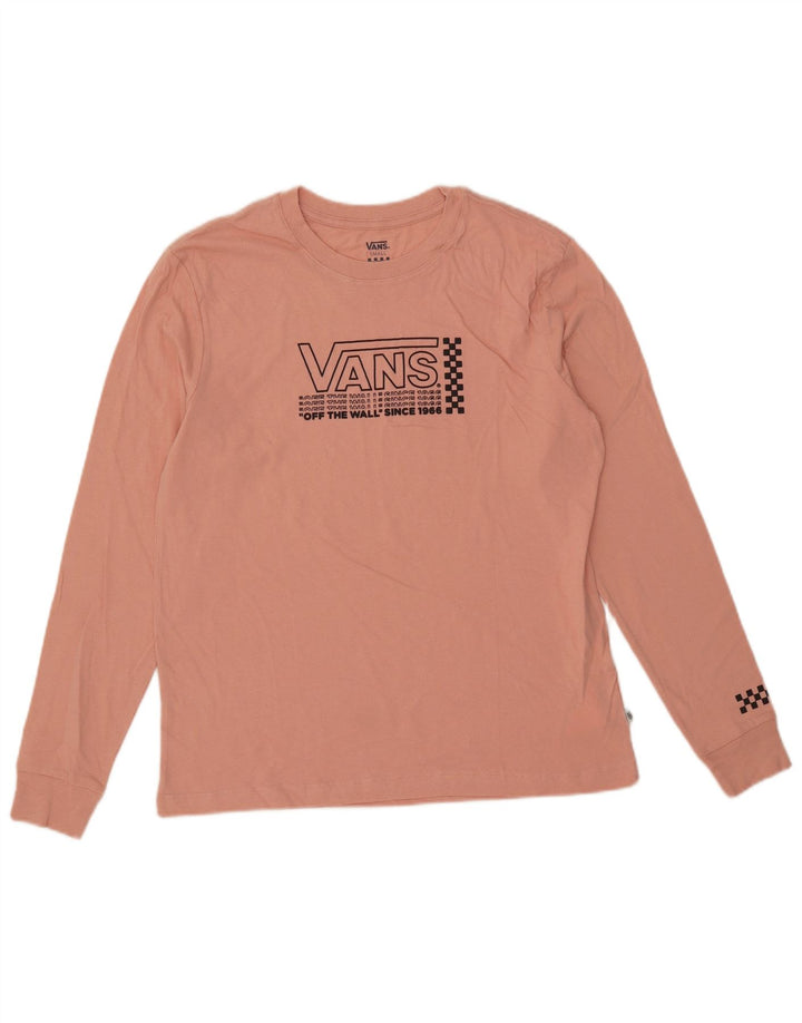 Vans Herre Grafisk Top Langærmet Lille Pink Bomuld