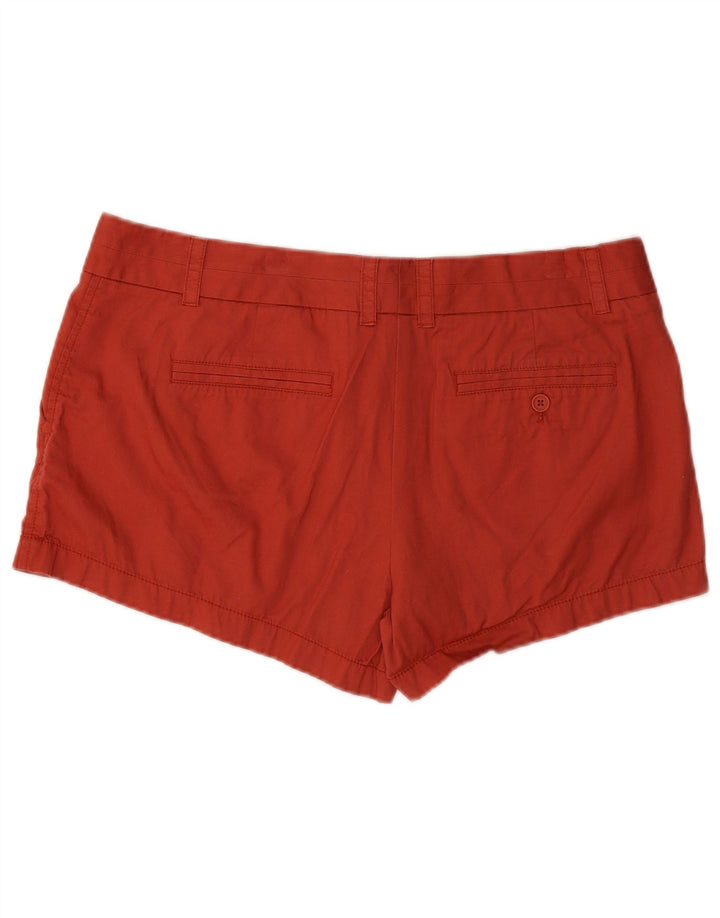 J. CREW Womens Chino Shorts US 14 XL W36 Red Cotton