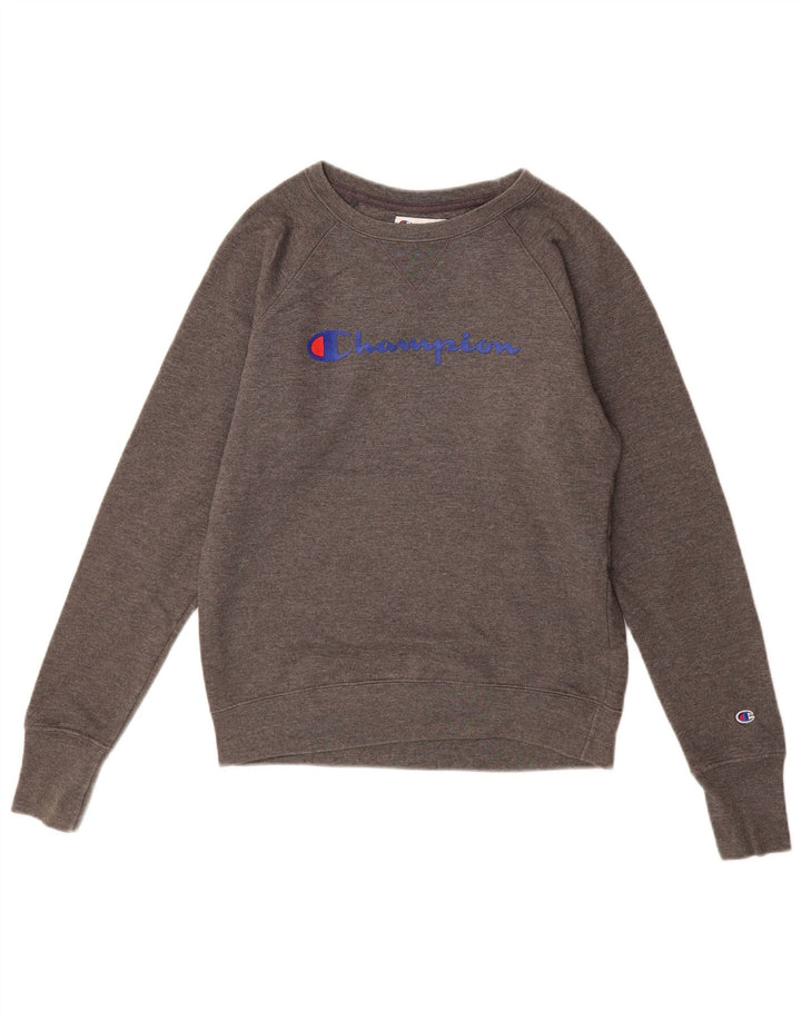 Champion Herre Grafisk Sweatshirt Jumper XS Grå Polyester