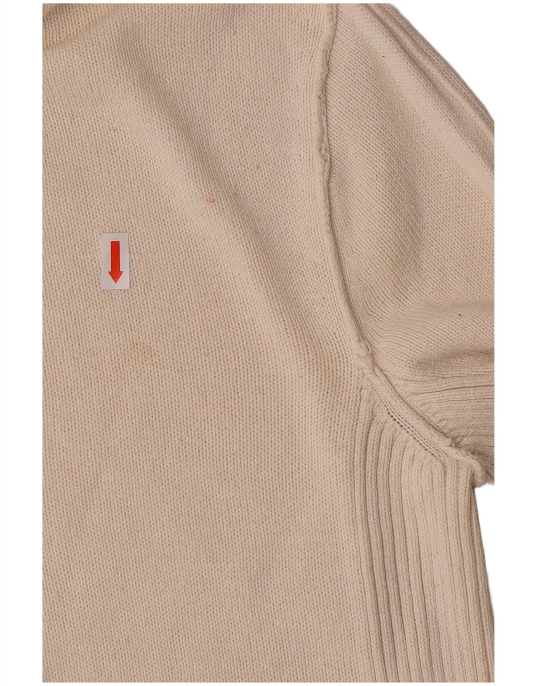 Tommy Hilfiger Herre Cardigan Sweater Small Off White Bomuld