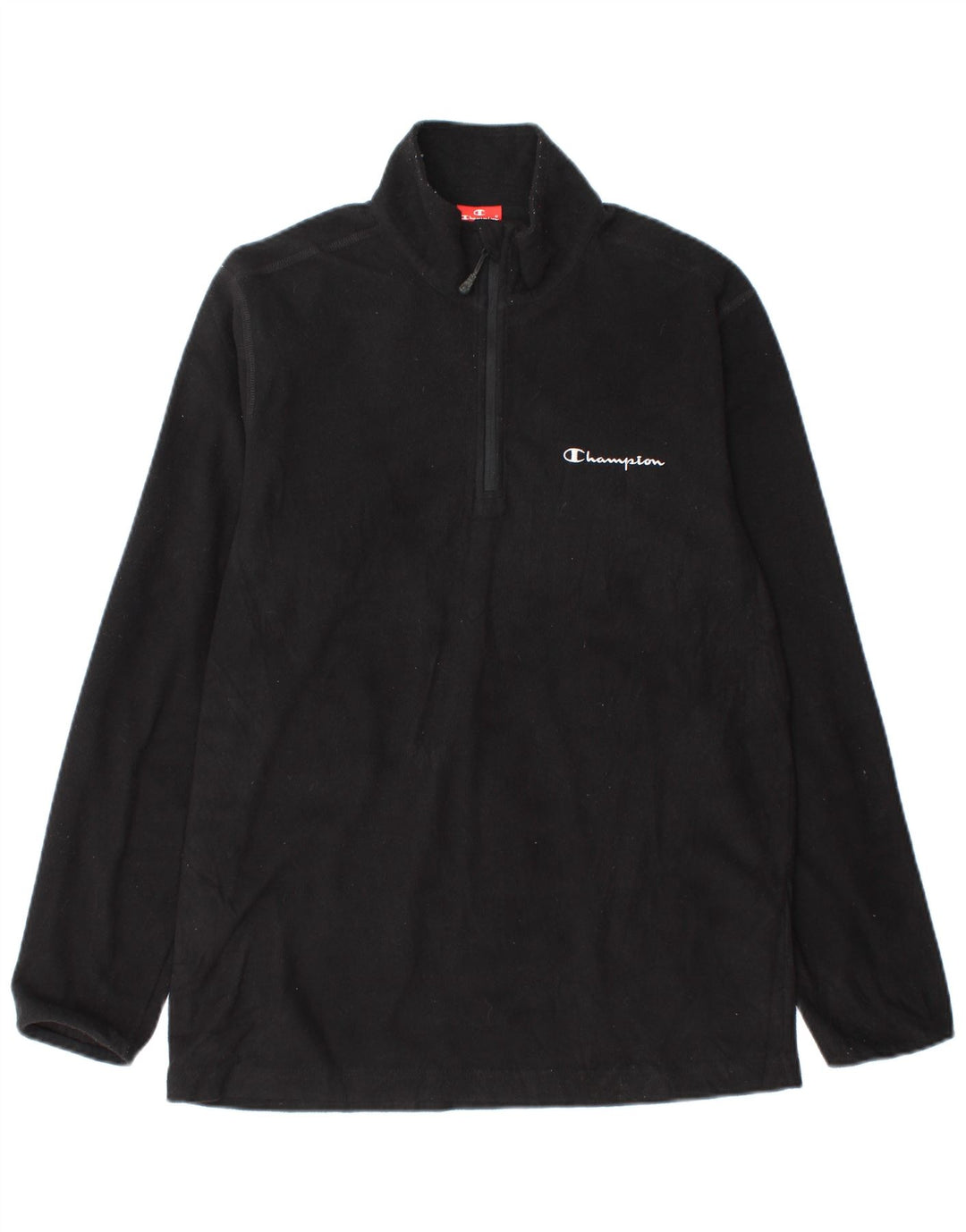 CHAMPION Herre lynlås hals fleece jumper stor sort polyester