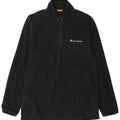 CHAMPION Herre lynlås hals fleece jumper stor sort polyester