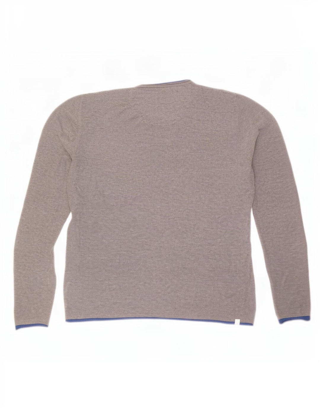 Fred Mello Herre V-hals sweater mellemgrå