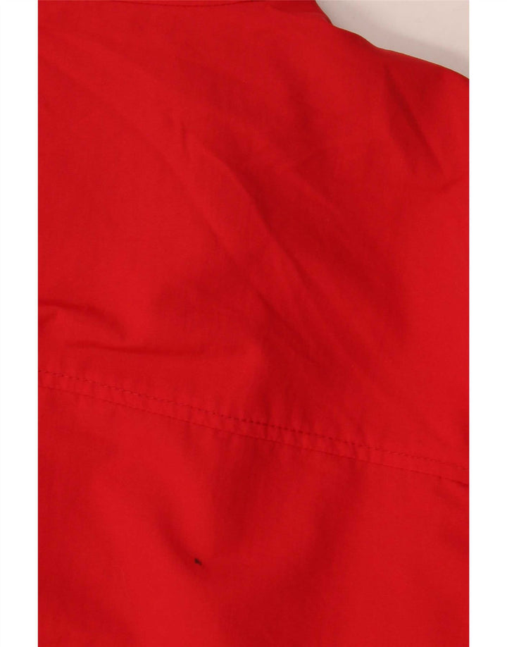 Tommy Hilfiger Herre Bomber Jacket UK 38 Medium Rød Colourblock
