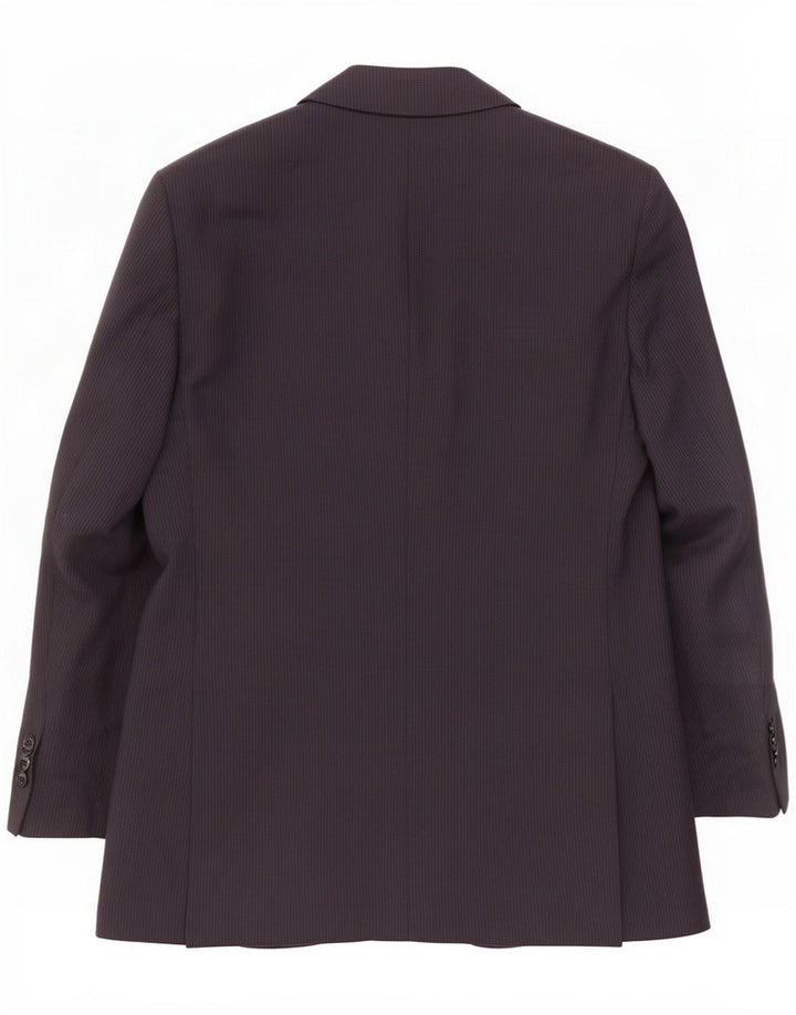 Marks & Spencer Herre Blazer Jacket UK 40 Medium Navy Blue Pinstripe