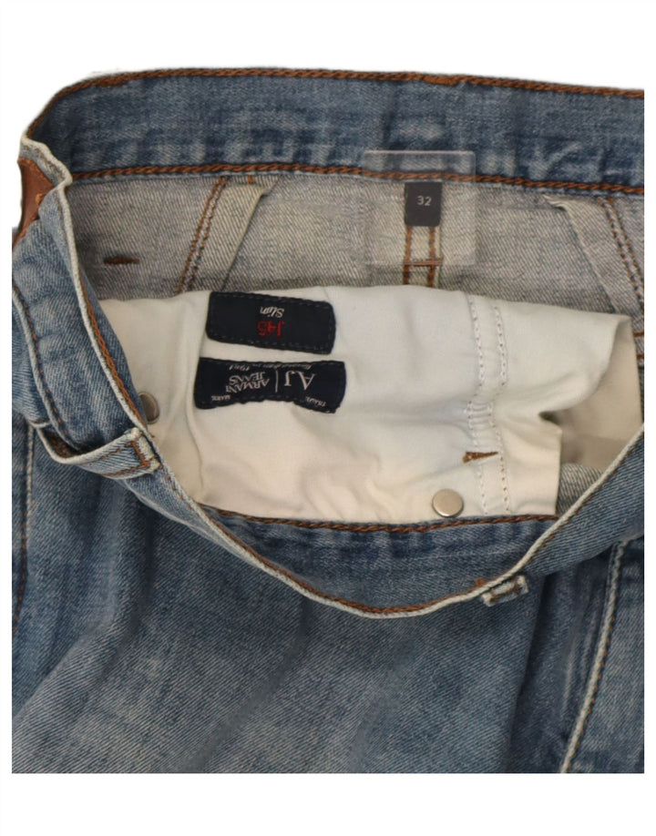 Armani Herre J45 Slim Jeans W32 L31 Blå