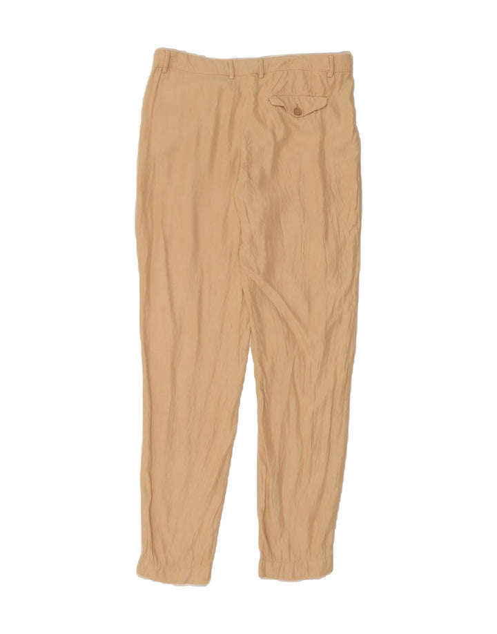 TRUSSARDI Womens Pegged Casual Trousers EU 38 Medium W30 L30 Beige Vintage Trussardi and Second-Hand Trussardi from Messina Hembry 