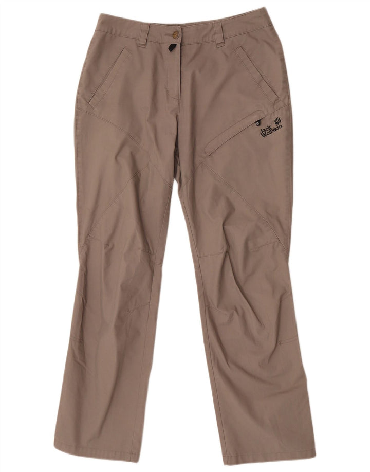 Jack Wolfskin Dame Vandre Cargo Bukser Small W28 L29 Grå Polyester