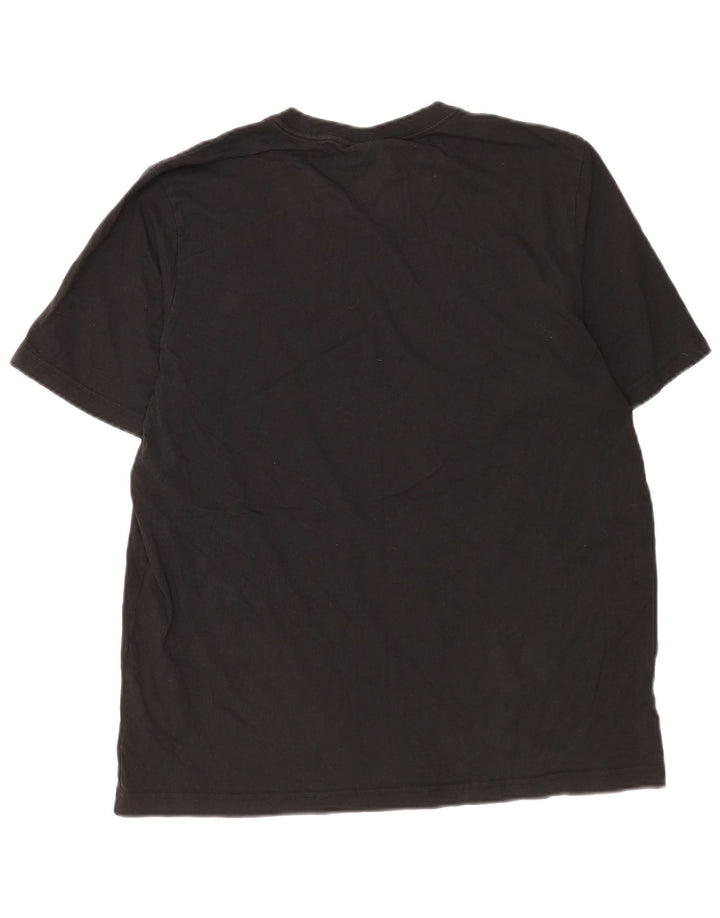 Adidas Herre T-Shirt Top Stor Sort Bomuld