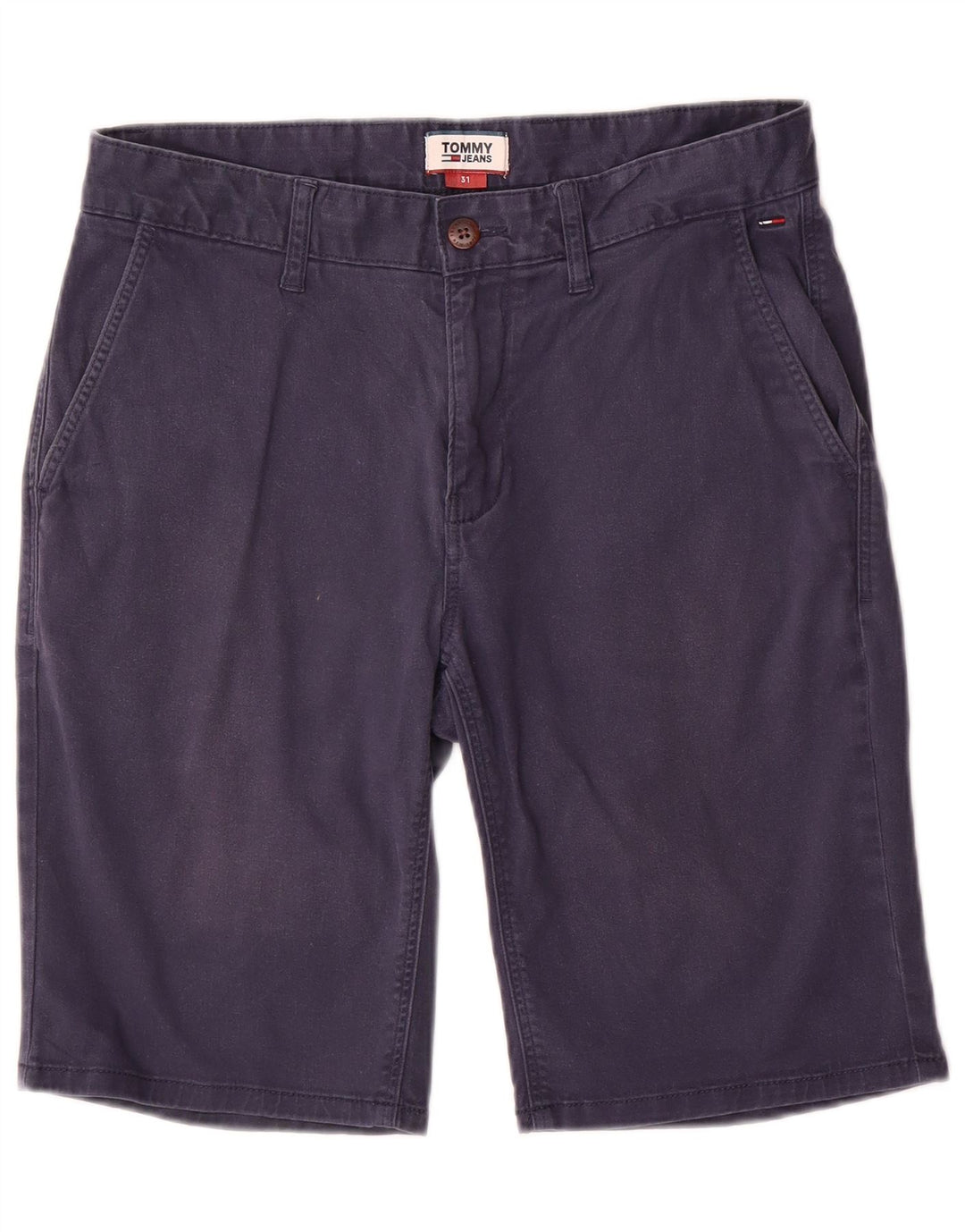 TOMMY HILFIGER Chino-shorts til mænd W31 Mellem marineblå bomuld