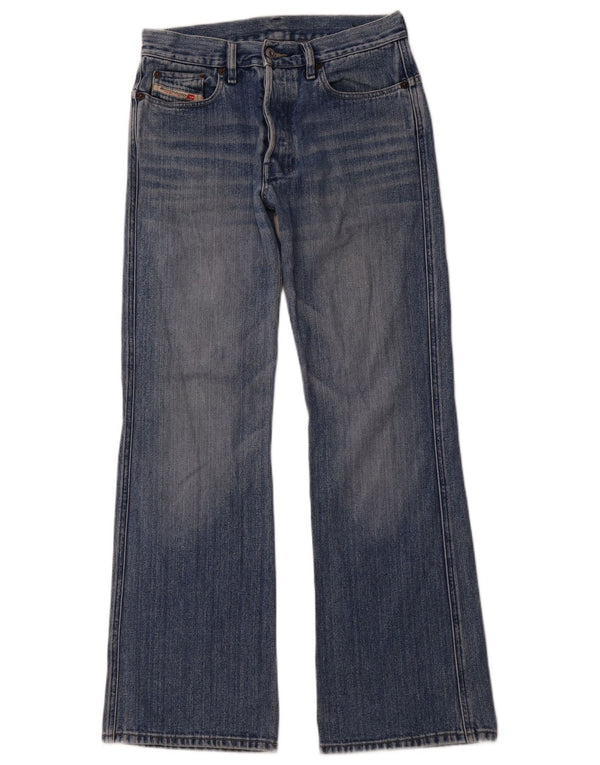 DIESEL Herre Bootcut Jeans W30 L32 Blå Bomuld