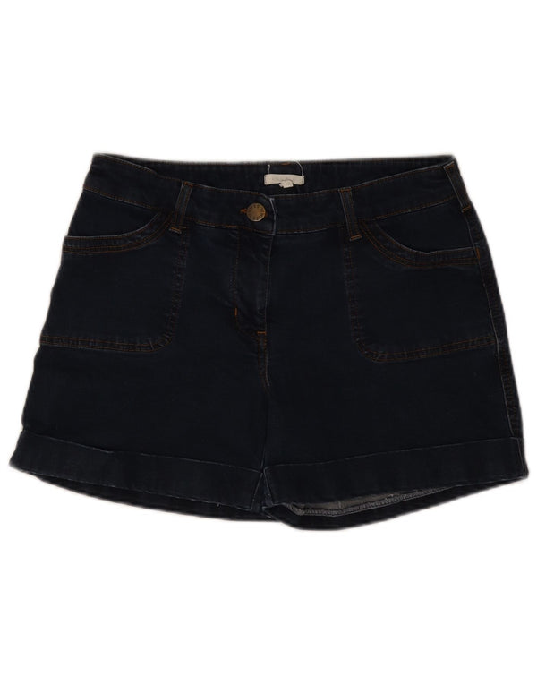 White Stuff Dame denim Shorts UK 12 Medium W30 Navy Blue Bomuld