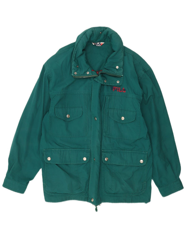 Fila Herre Utility Jacket IT 50 Large Green Polyester