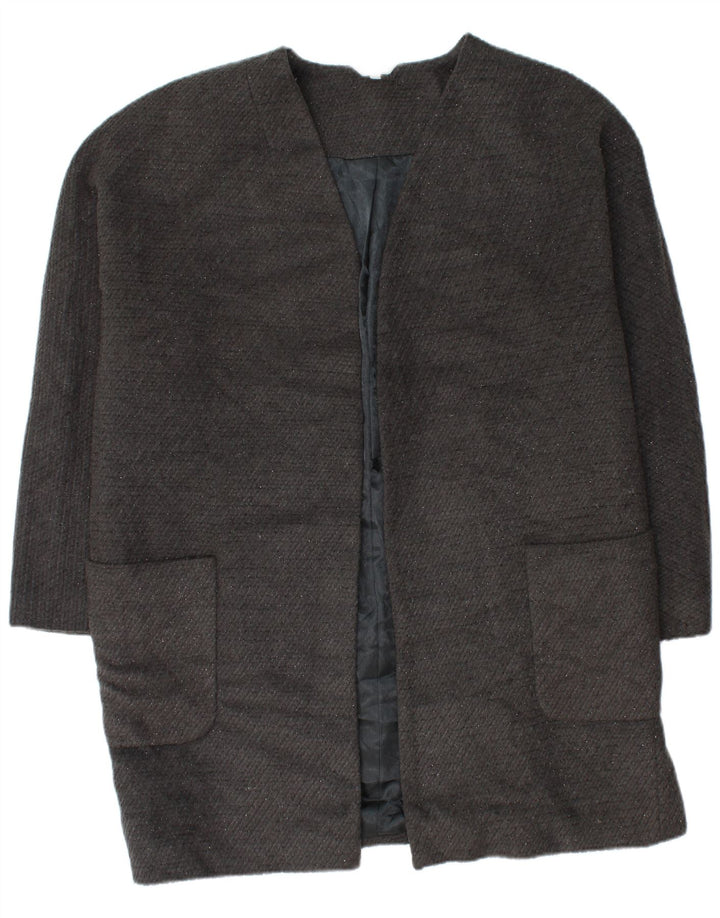 Marks & Spencer Womens Open Overcoat UK 18 XL Grå Polyester