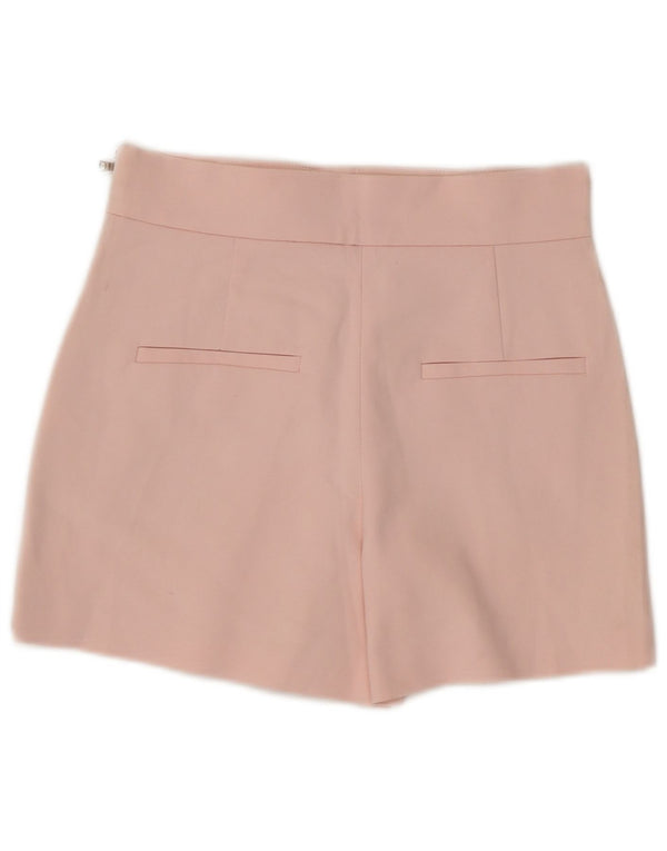 Zara Kvinders højhøjde Casual Shorts XS W25 Pink Bomuld