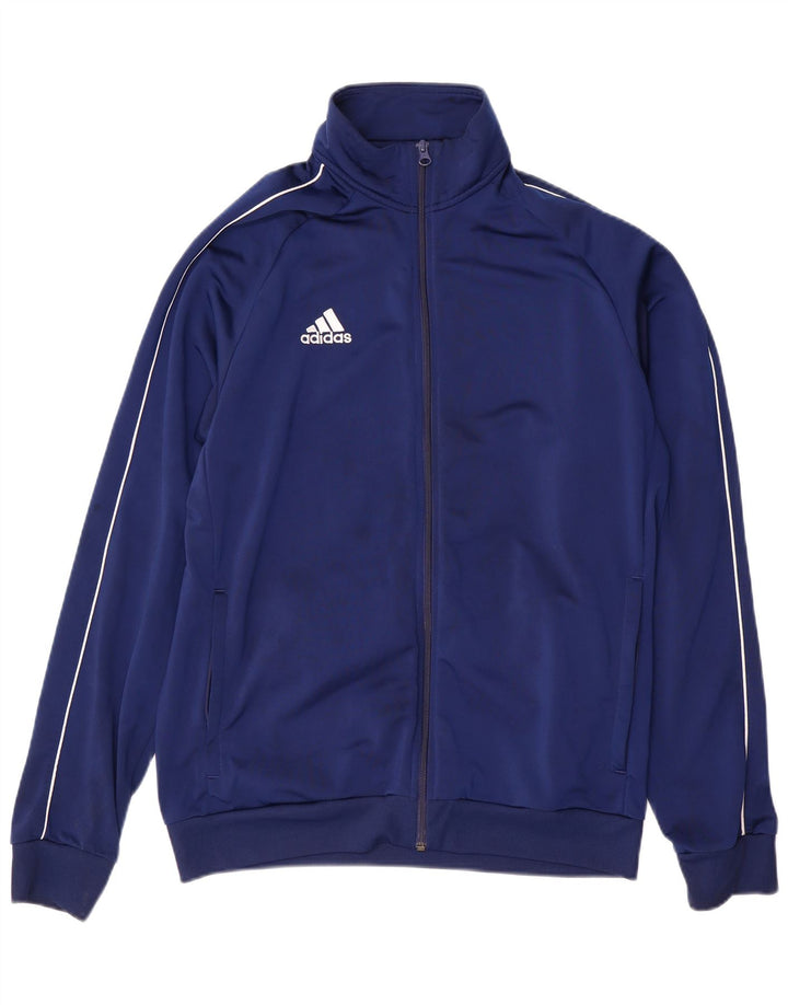 ADIDAS Træningsdragt til mænd, topjakke, stor marineblå polyester