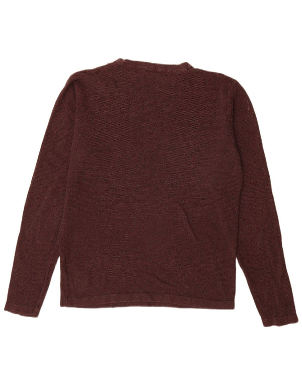 Jack & Jones herre sweater med rund hals, medium Bourgogne bomuld