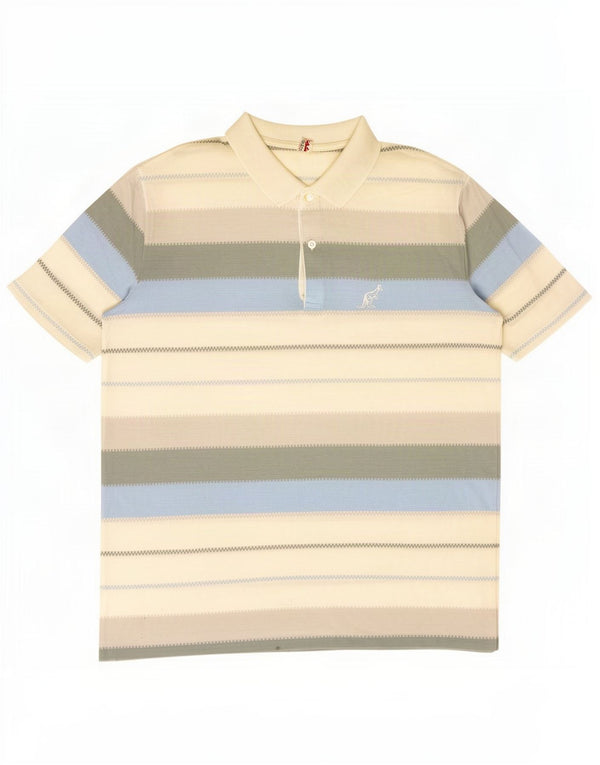 AUSTRALIAN L'ALPINA Poloshirt til mænd IT 56 XL Flerfarvet Stribet