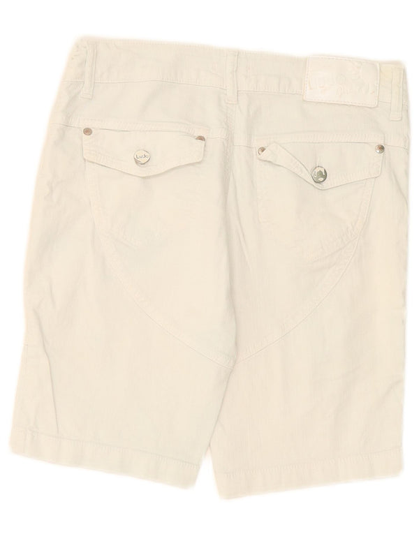 Liu Jo denimshorts til piger 13-14 år W28 Off White Bomuld
